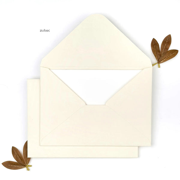 Beige C5 Invitation Envelope 250gsm (Set of 5)