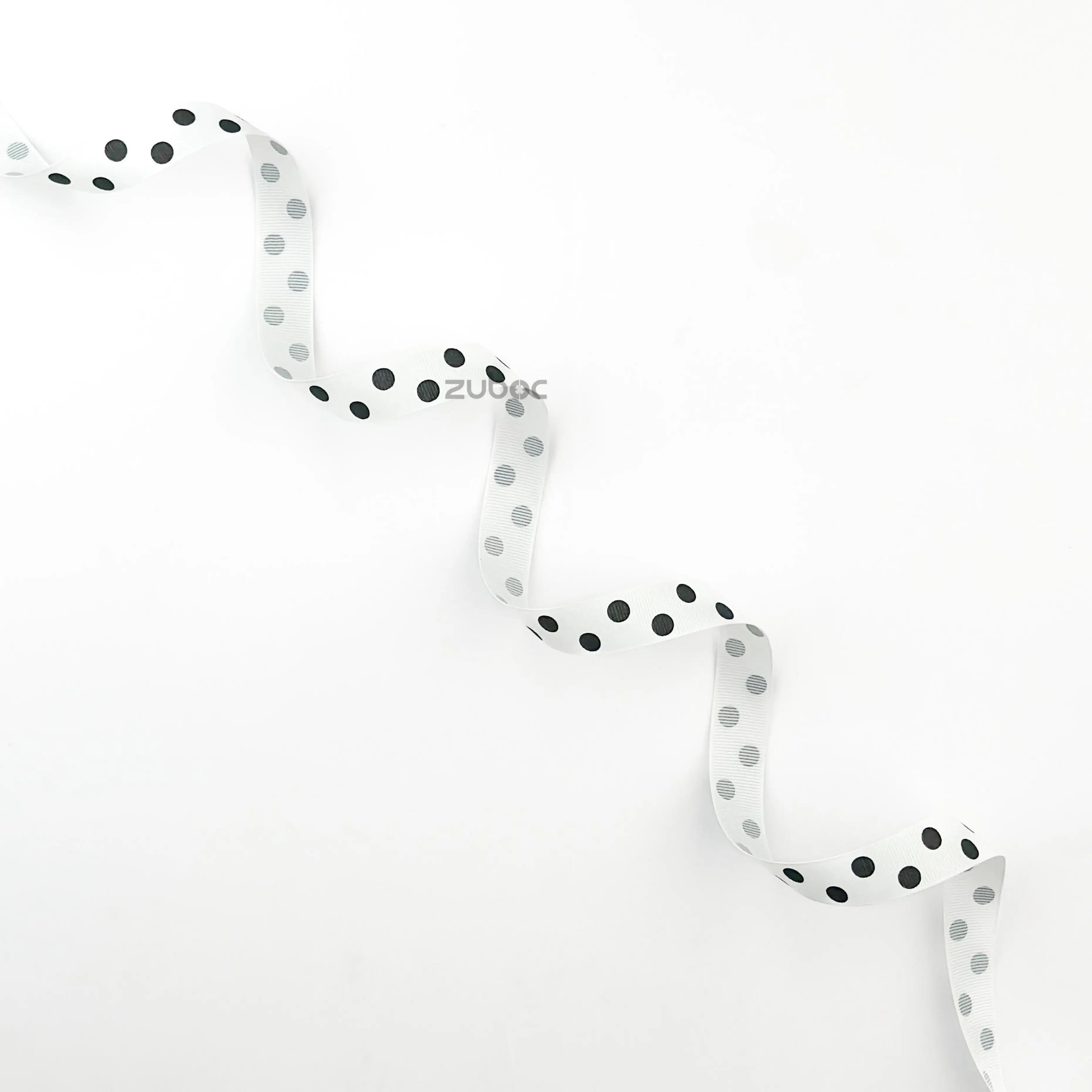 Black Polka Ribbon (45mtr)