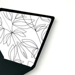 Custom Counter Flap Invitation Envelope with Liner (Set of 50)
