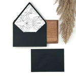 Custom Counter Flap Invitation Envelope with Liner (Set of 50)