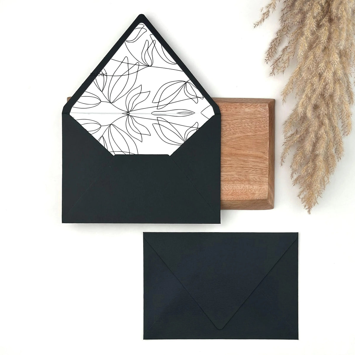Custom Counter Flap Invitation Envelope with Liner (Set of 50)
