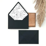 Custom Counter Flap Invitation Envelope with Liner (Set of 50)