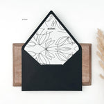 Customised liner with counterflap envelope (Set of 50)