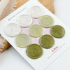 Botanica Wax Seals Stickers for Invitations (Set of 9)