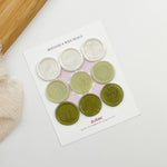 Botanica Wax Seals Stickers for Invitations (Set of 9)