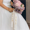 Customised Name Ribbon for Wedding Bouquet