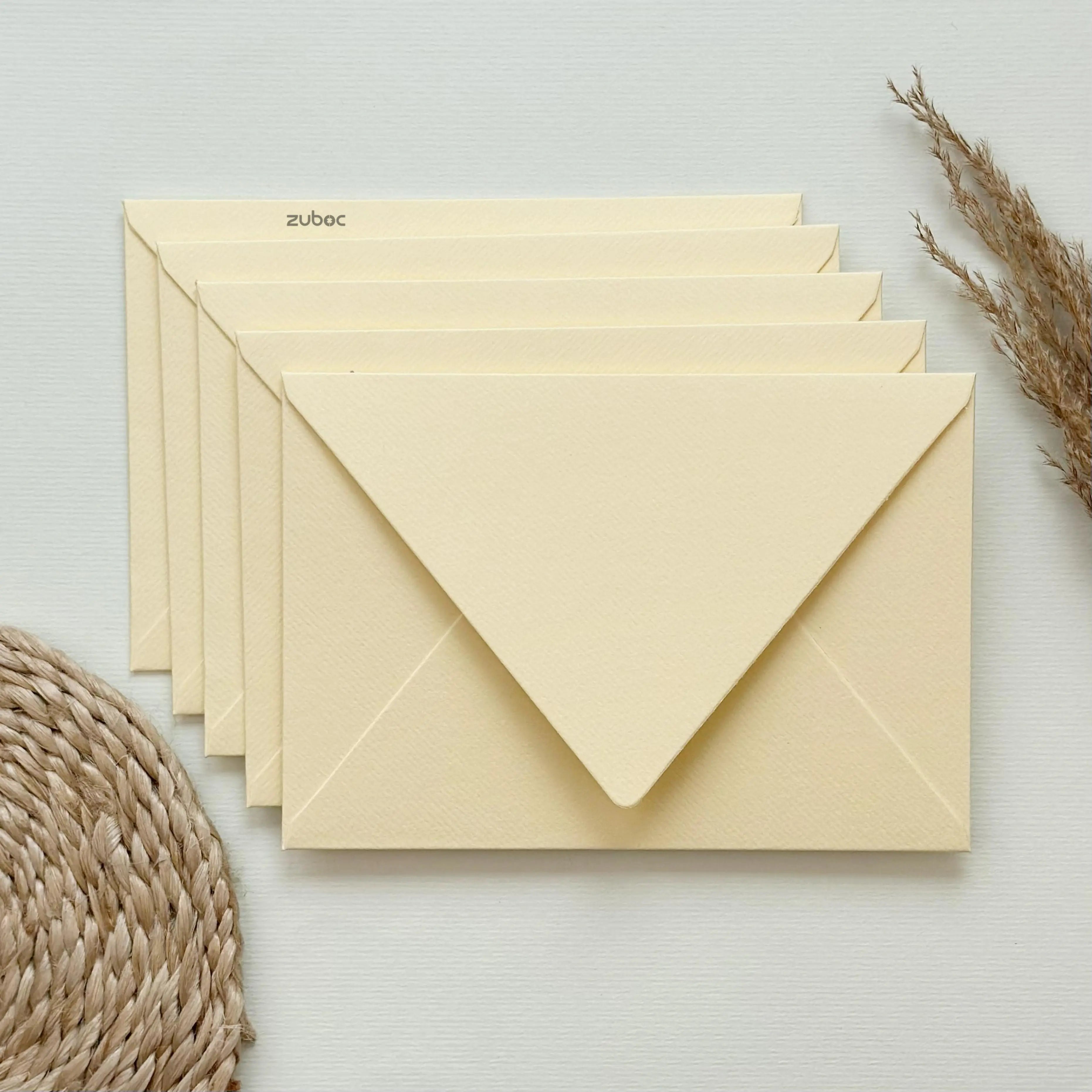 Premium Imported Invitation Envelopes 250gsm (Set of 5)