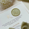 You & Me Gold Foil Wedding Invitations (Set of 50)
