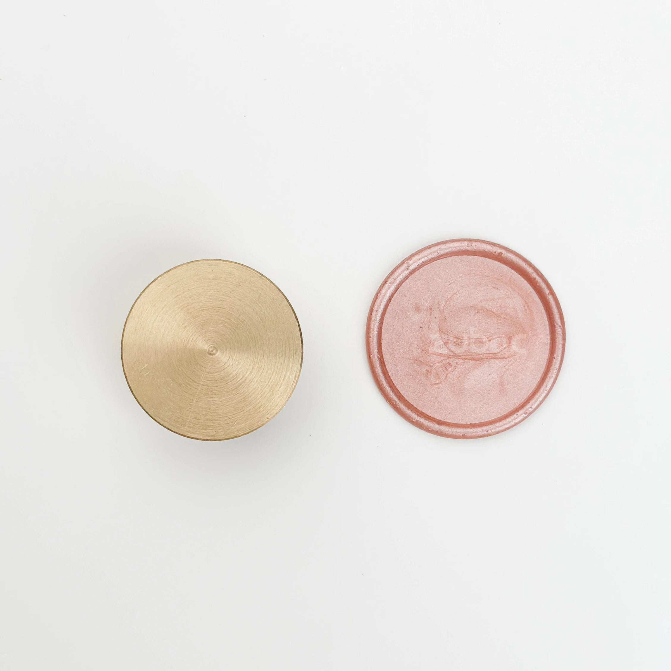 Plain Wax Stamp with Wooden Handle