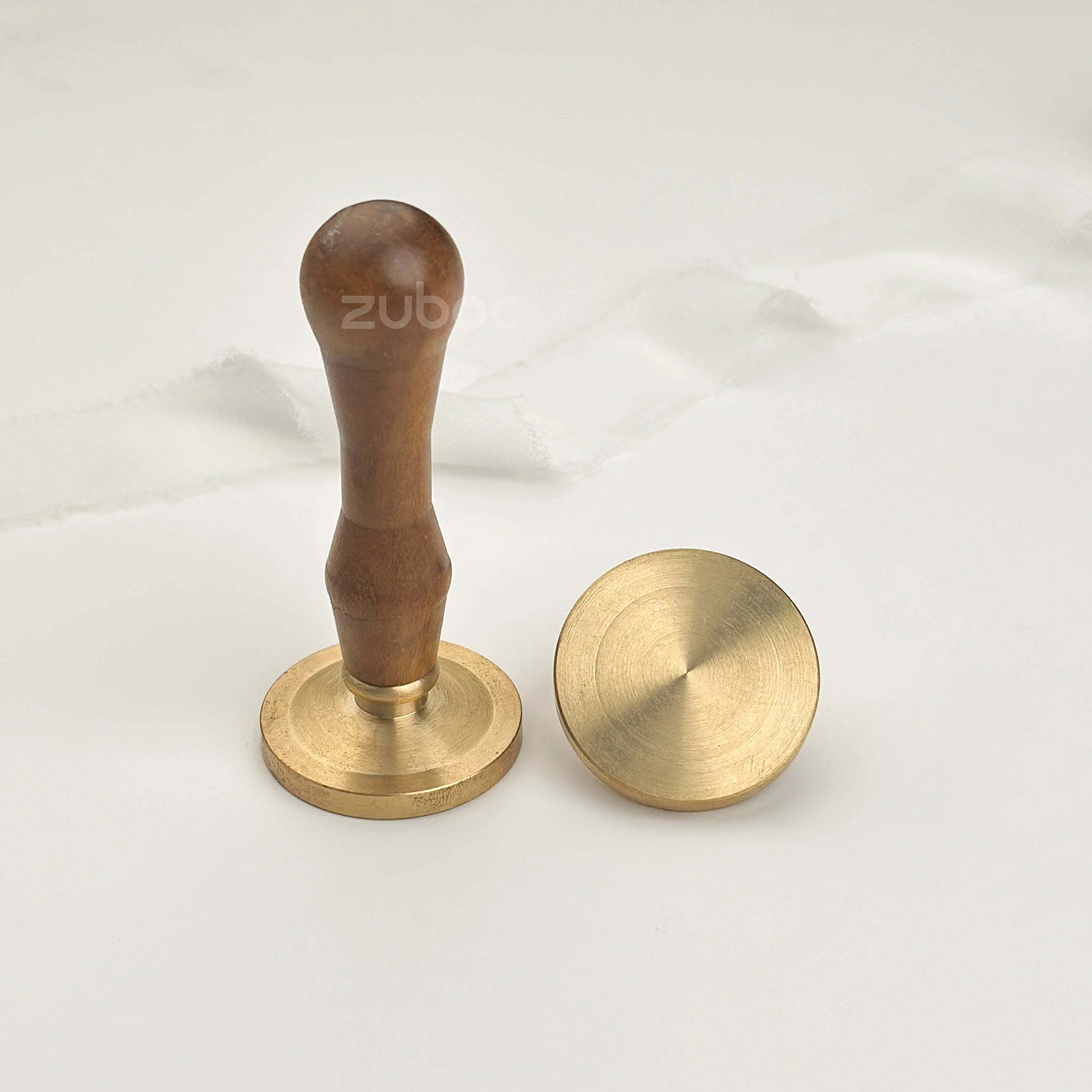 Plain Wax Stamp with Wooden Handle