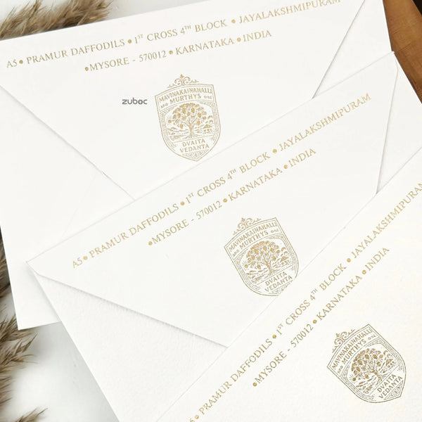 Ivory Embrace Envelope Combo (Set of 50)
