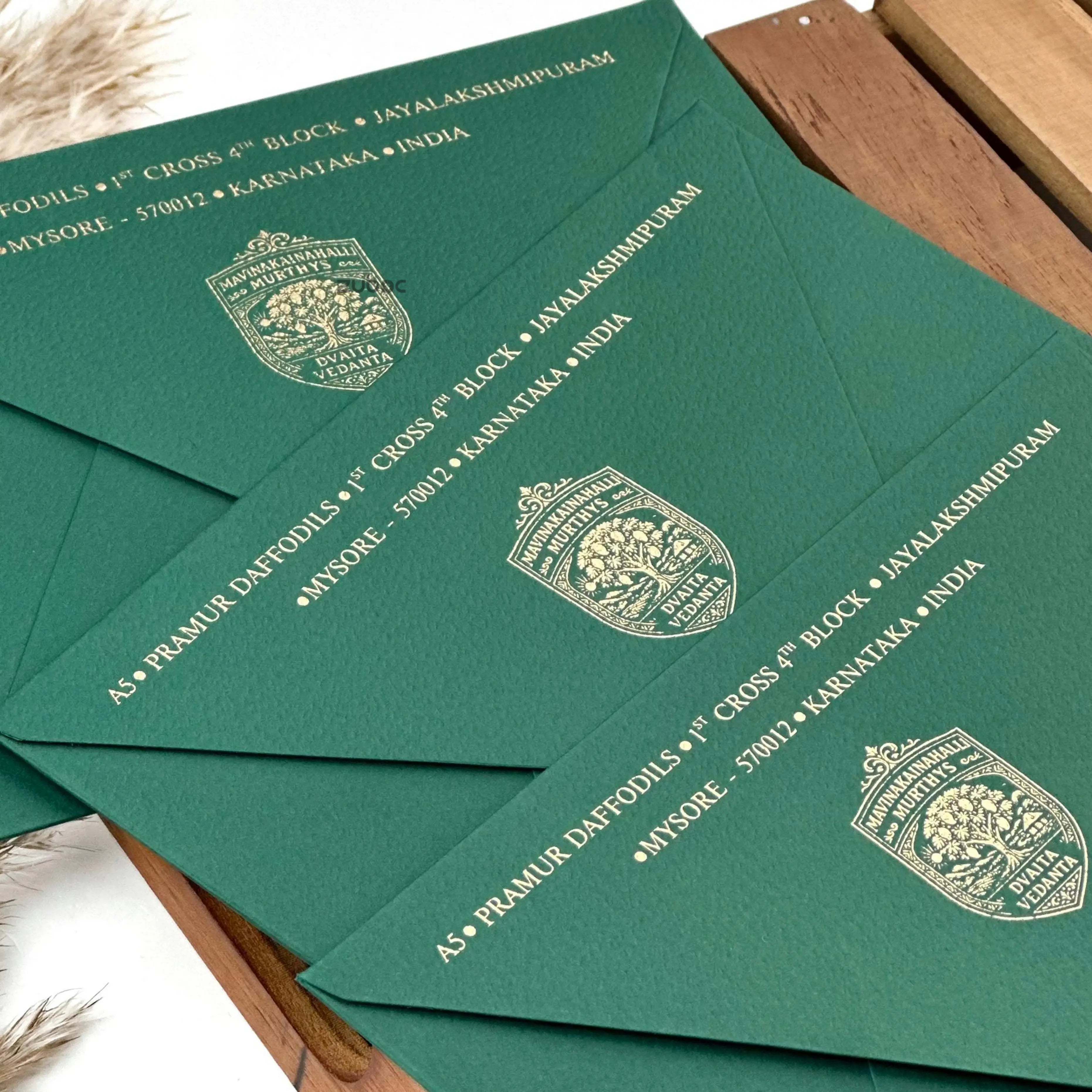 Maroon envelope set of 50 for premium gift wrapping and special occasions