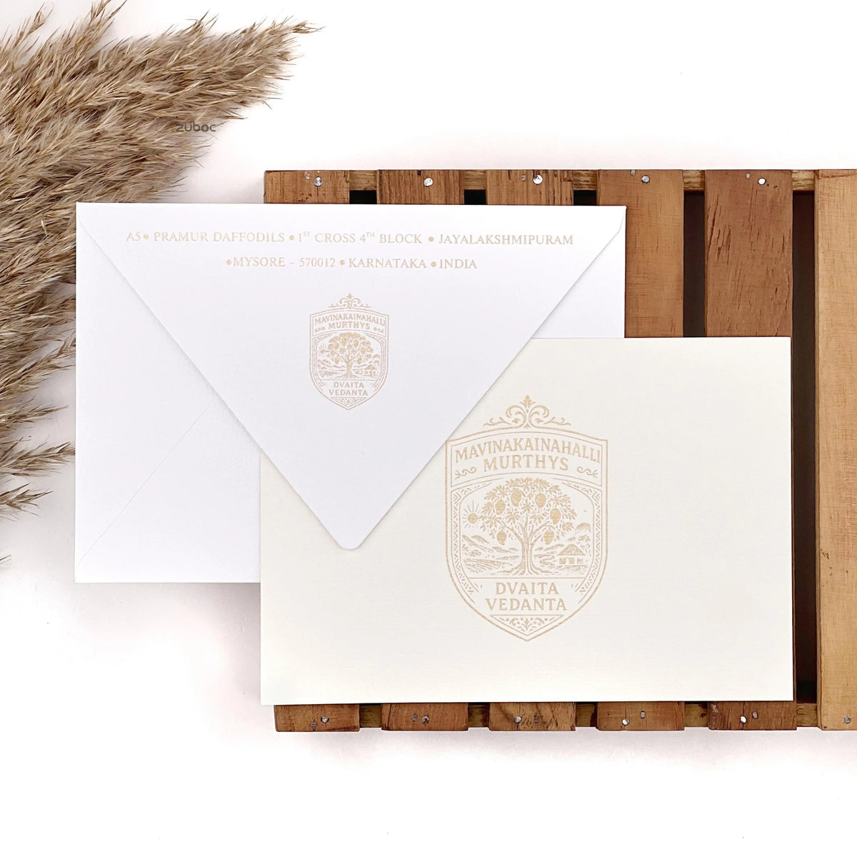 Ivory Embrace Envelope Combo (Set of 50)