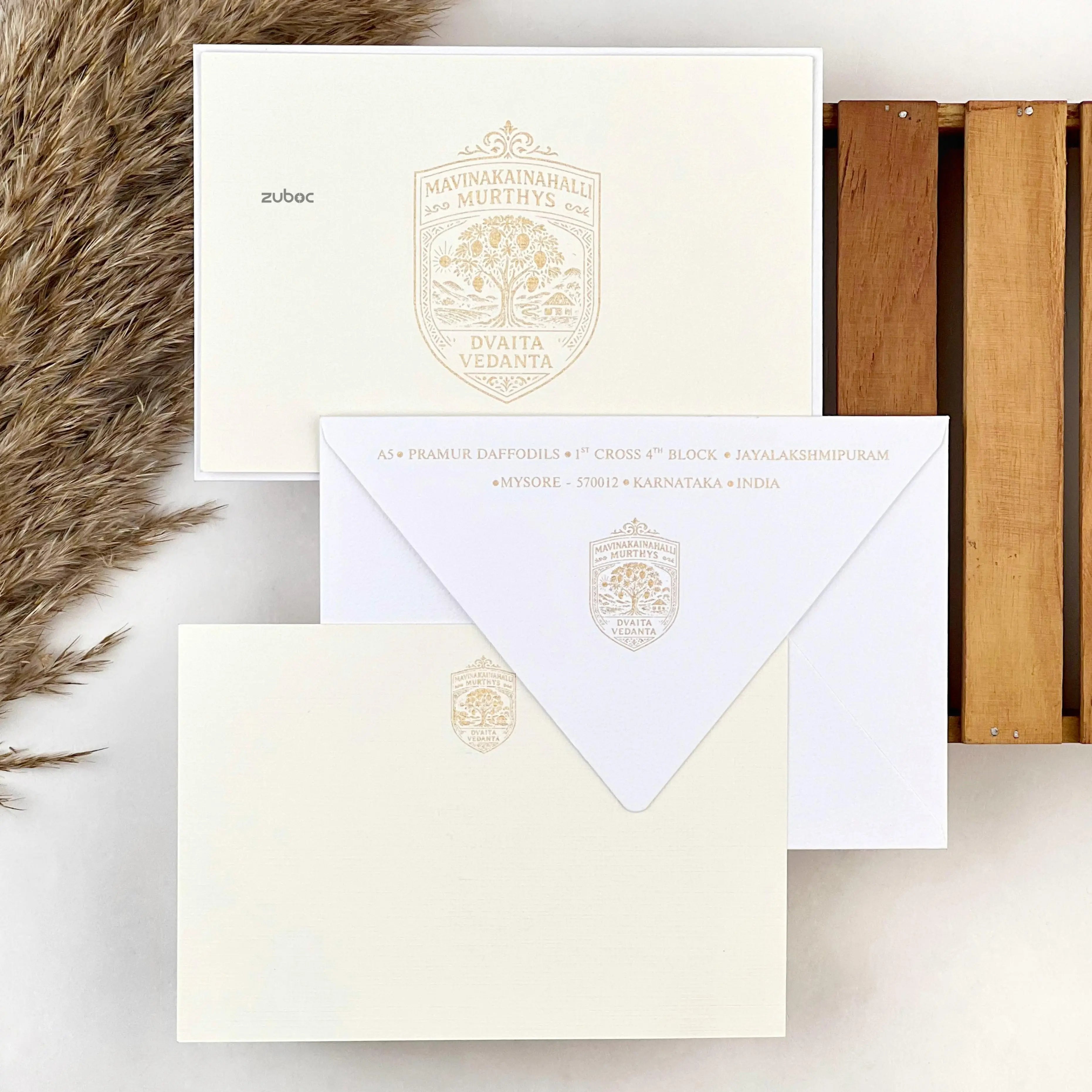 Ivory envelope combo set of 50 for elegant wedding invitations