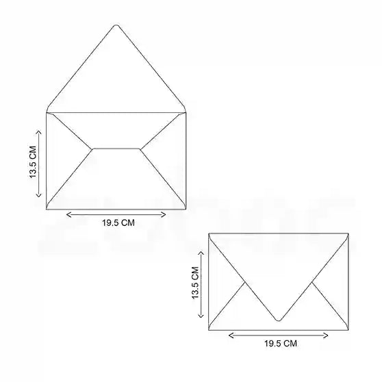 Counter Flap Invitation Envelope (Set of 5)