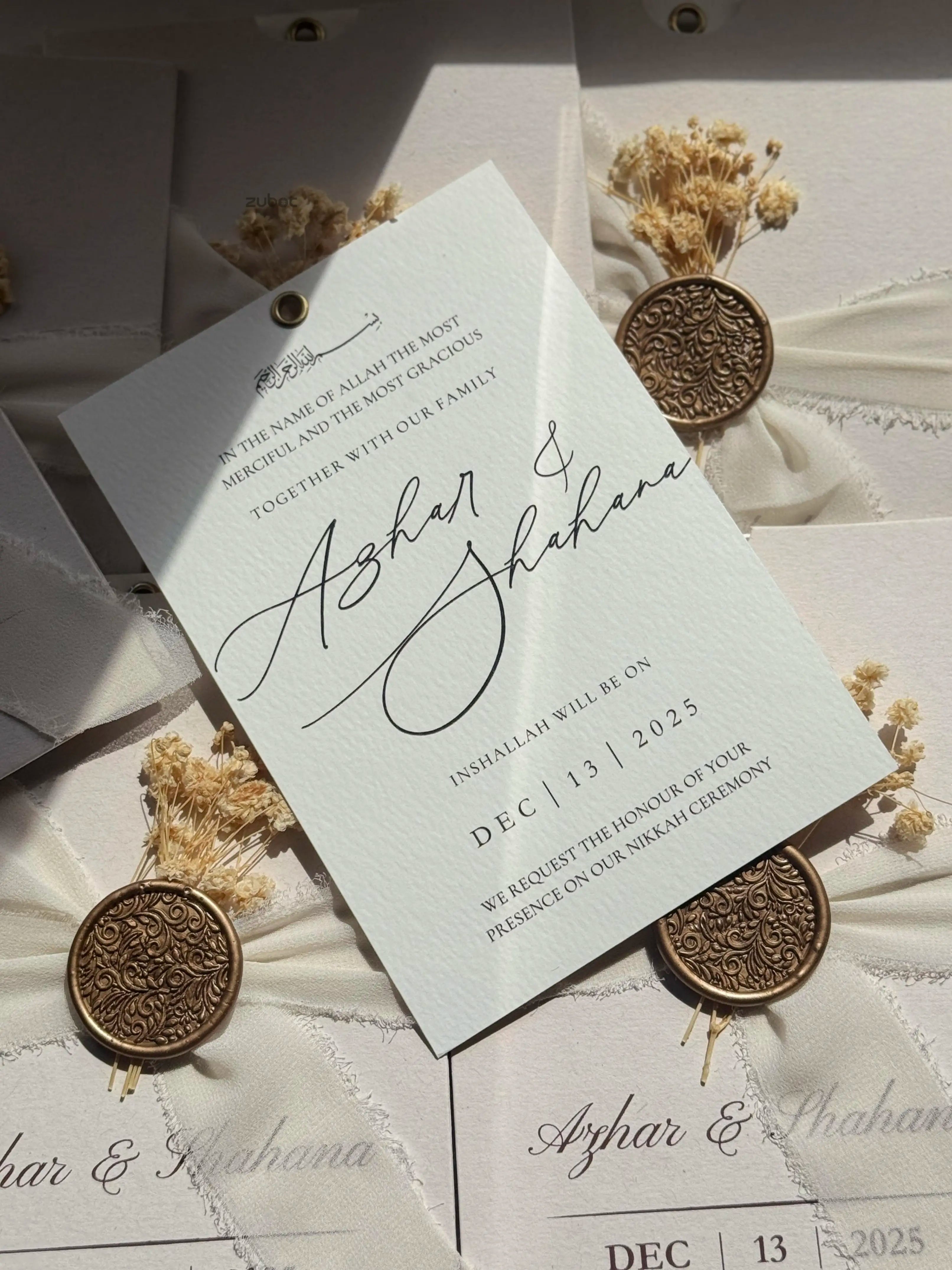 The Royal Wedding Invitation Suites (Set of 50)