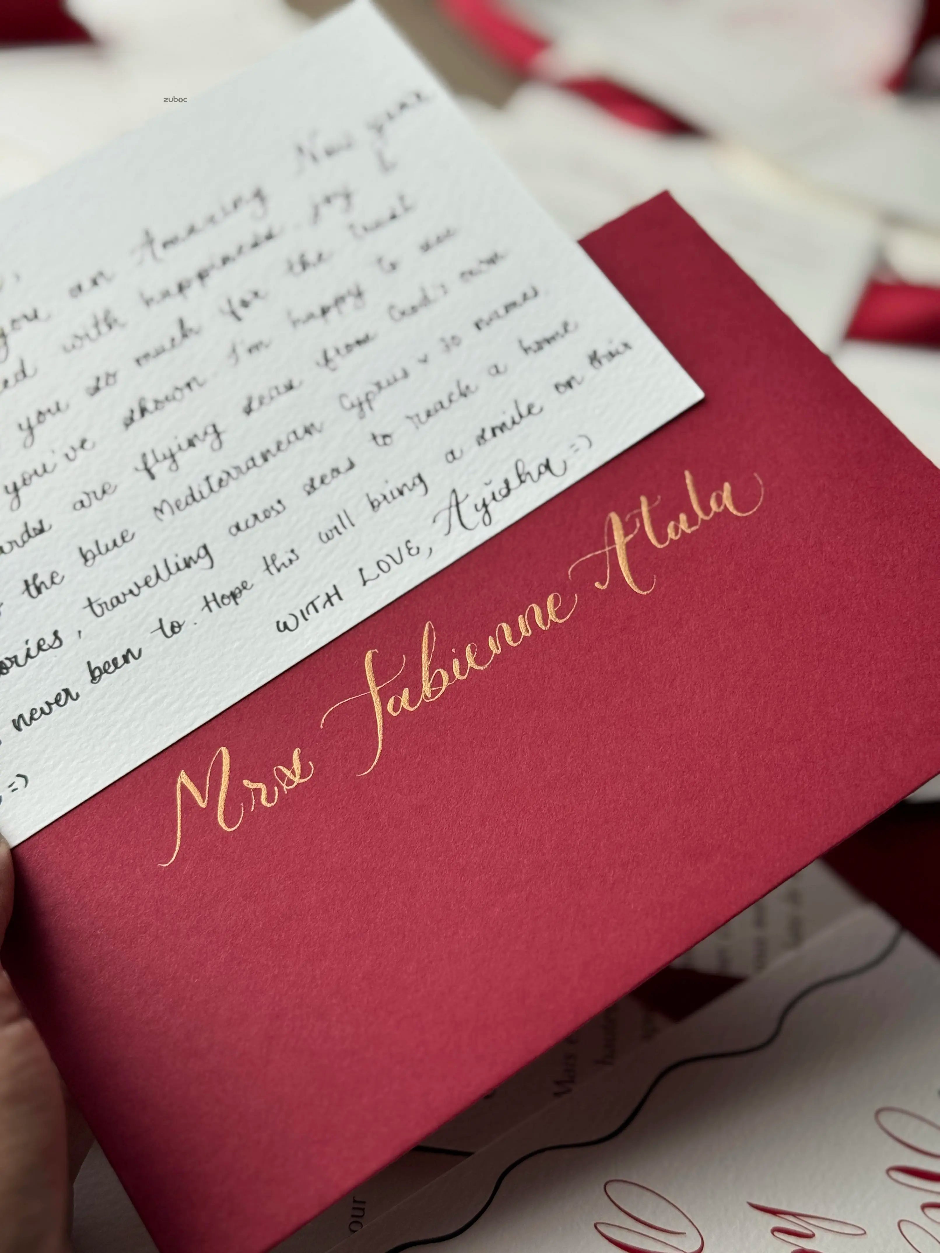 Midnight Ink Handwritten Envelope (Set of 10)
