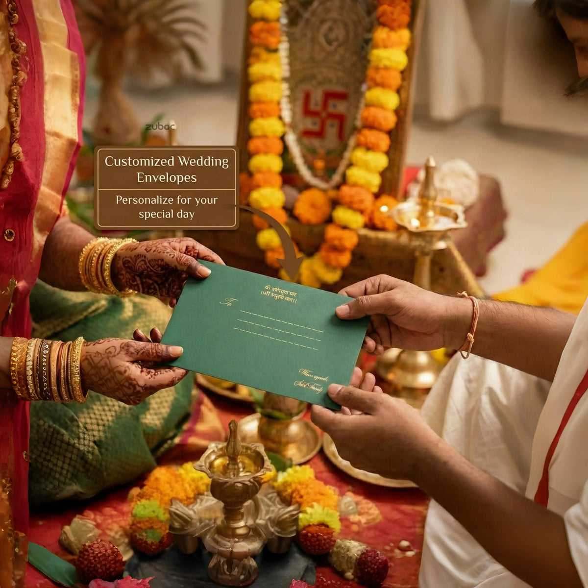 Wedding Rituals Invitation Cards (Set of 50)