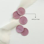 Personalised Round Wax Stamp + Wax Seals