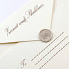 The Classic Elegance Wedding / Corporate Envelopes (Set of 50)