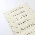 The Classic Elegance Wedding / Corporate Envelopes (Set of 50)