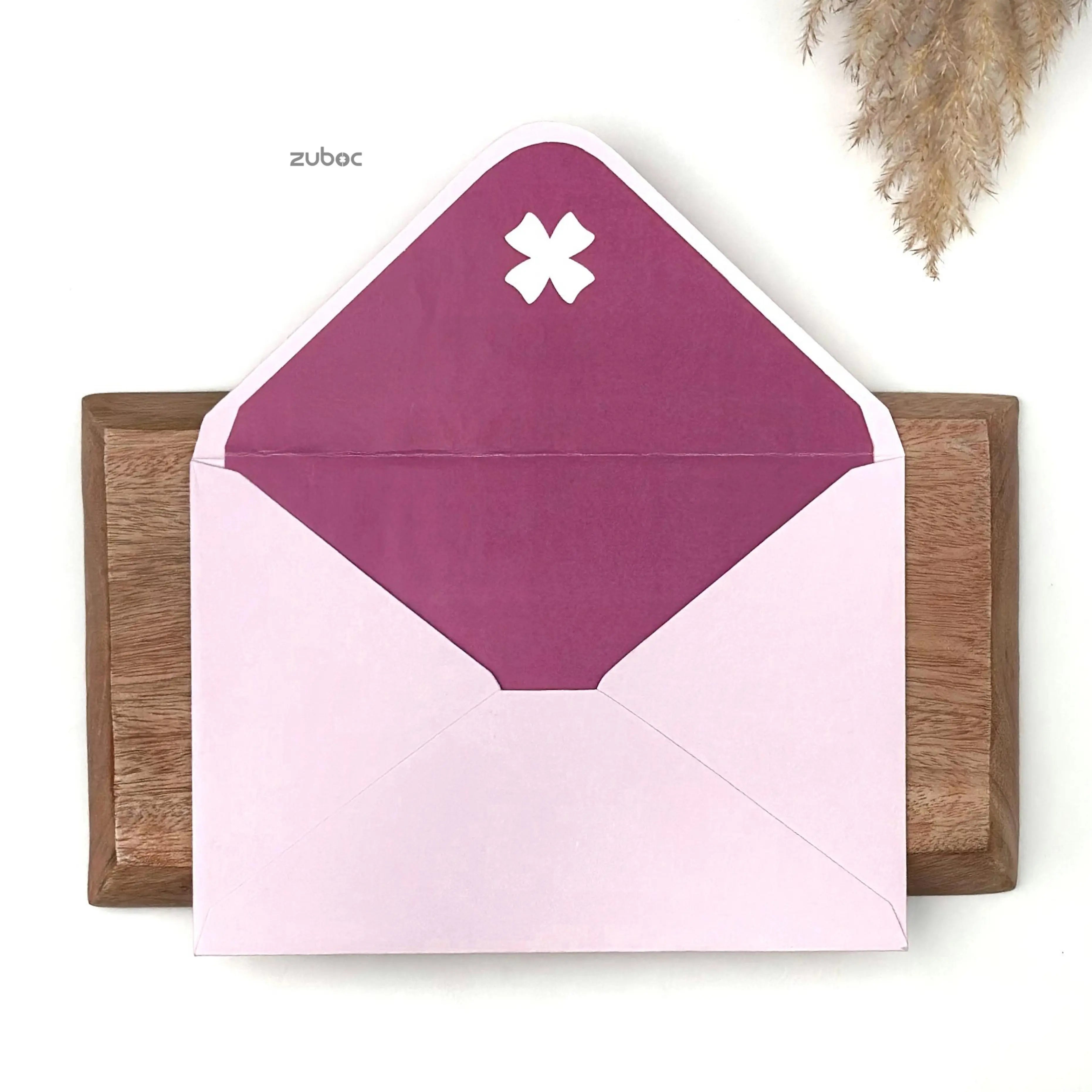 Customised STD envelope set of 50 for premium brand invitations