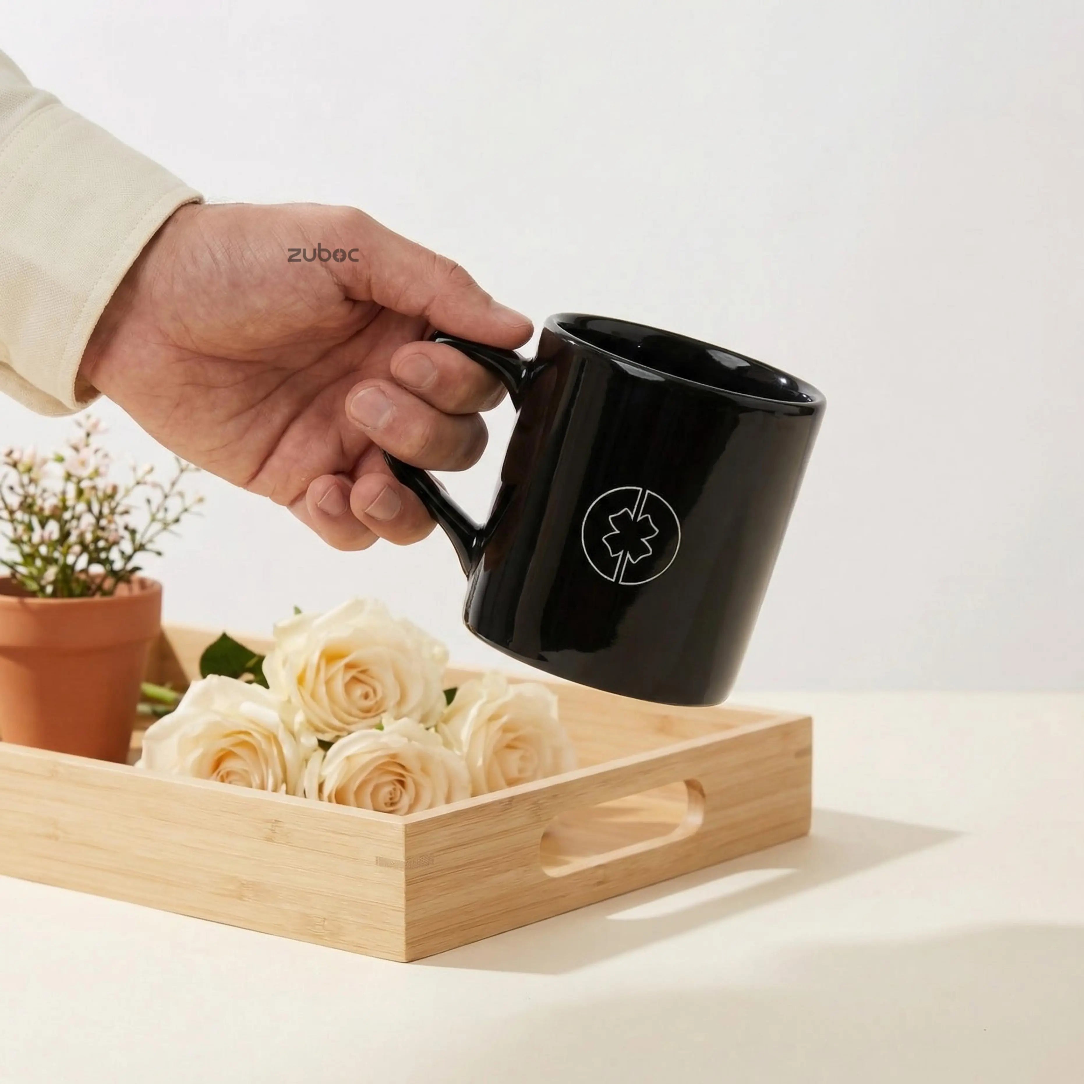 Customized corporate modern mug for office gifts