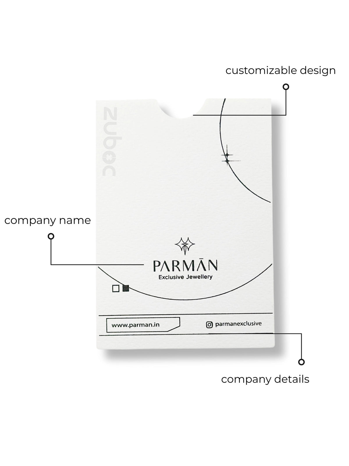 Tag Envelope Customised Top Tag Envelopes (Set of 50) – Zuboc