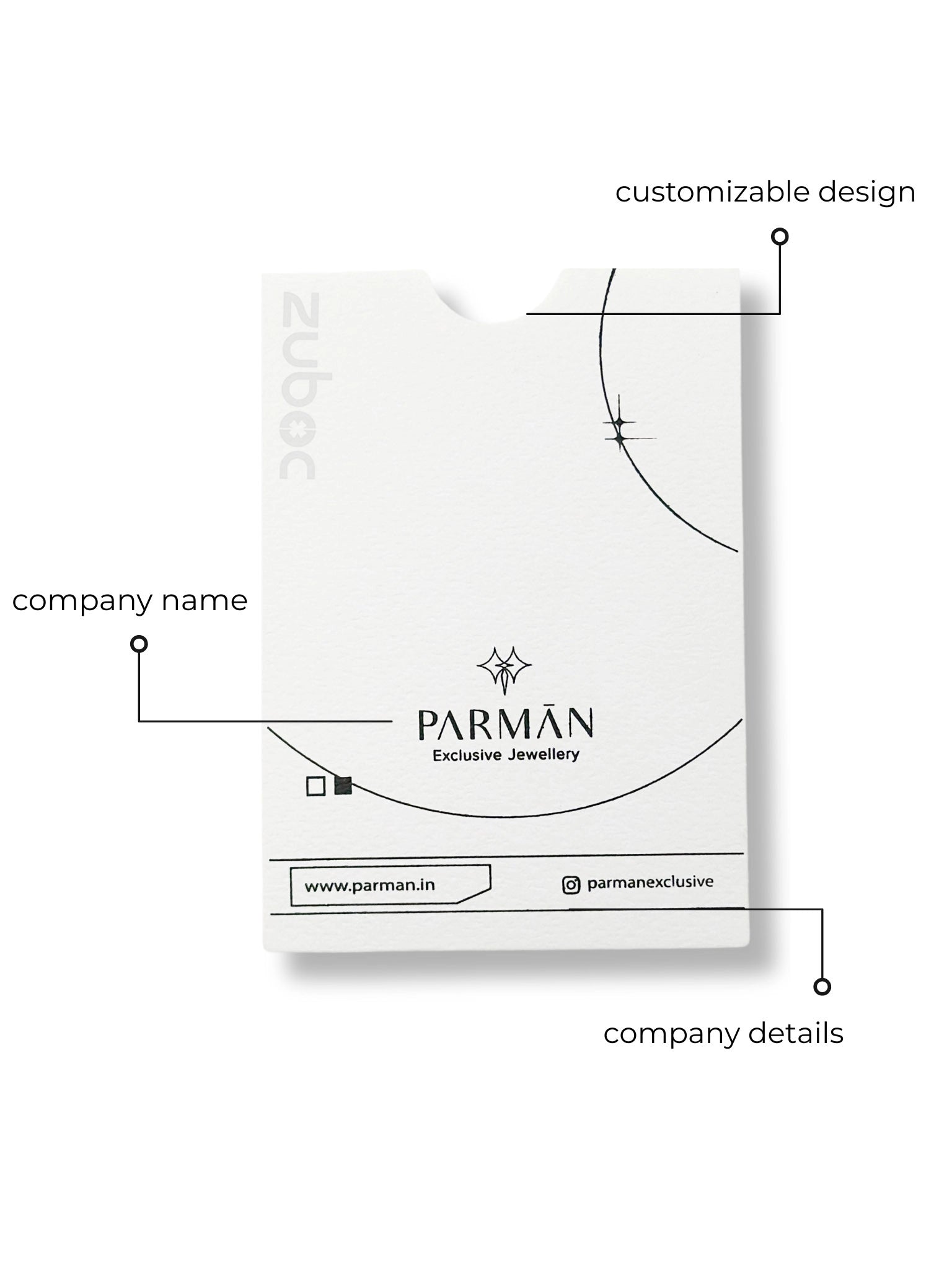 Customised Top Tag Envelopes (Set of 50)