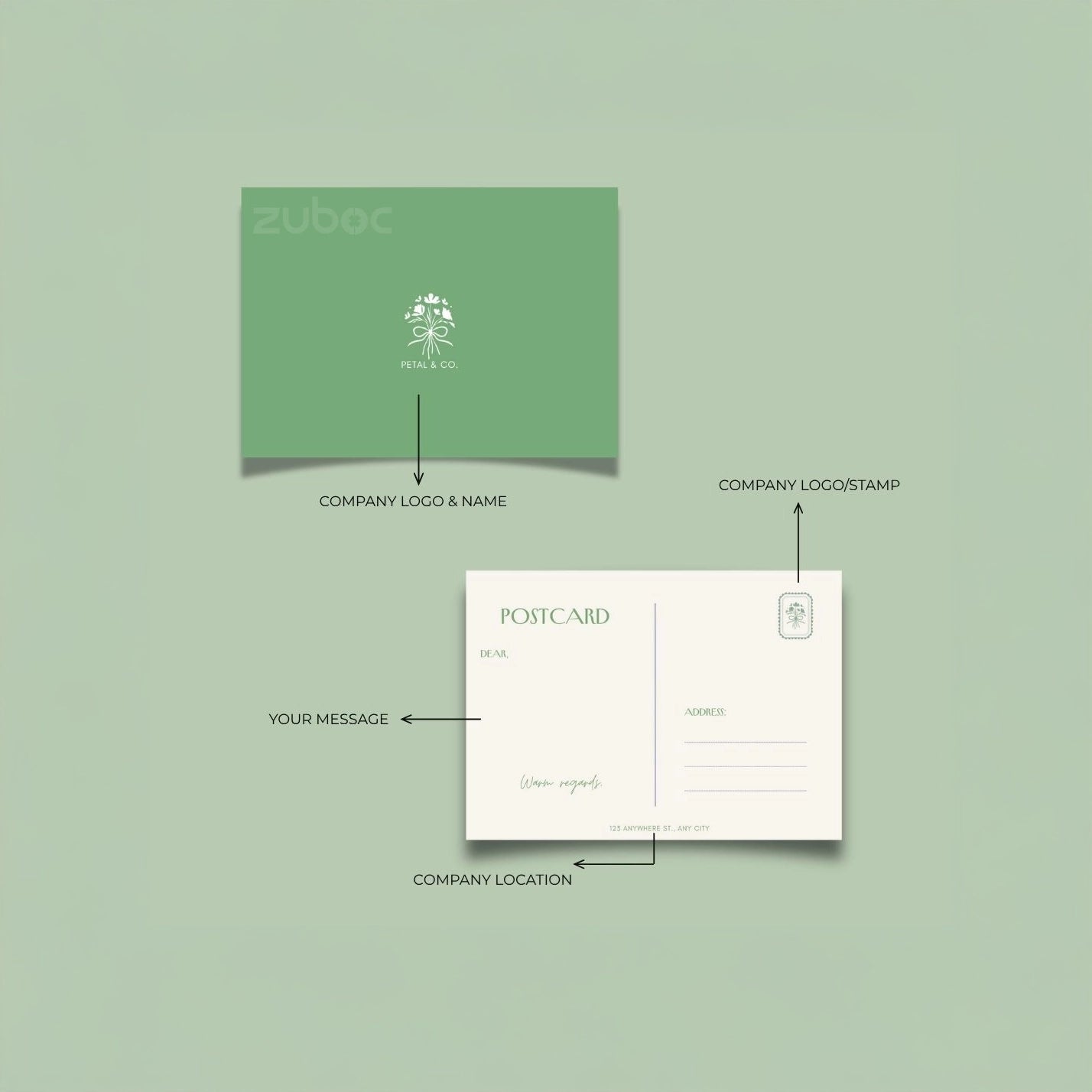 Customized Postal Card-2 (Set of 50)