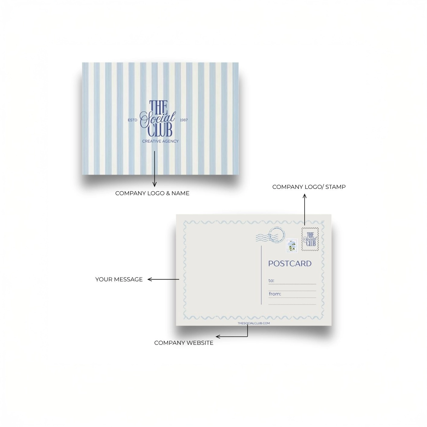 Customized Postal Card - 1 (Set of 50)