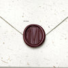 Custom Oval Wax Stamp with Wooden Handle