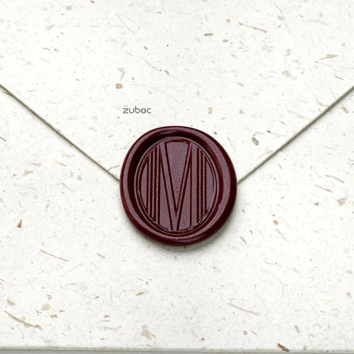 Custom Oval Wax Stamp with Wooden Handle