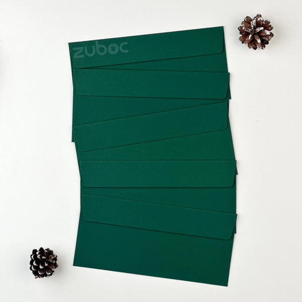 Green Lotus Money / Shagun Envelope (Set Of 5)