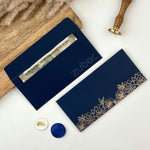 Navy Bloom Money / Shagun Envelope (Set of 5)