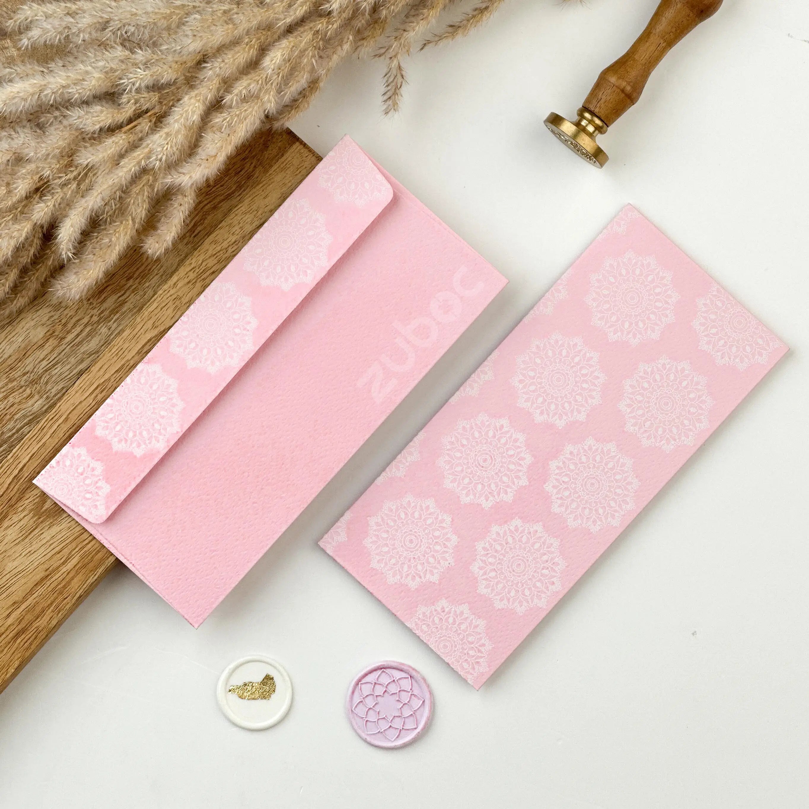 Blush Mandala Money / Shagun Diwali Envelope (Set of 5)