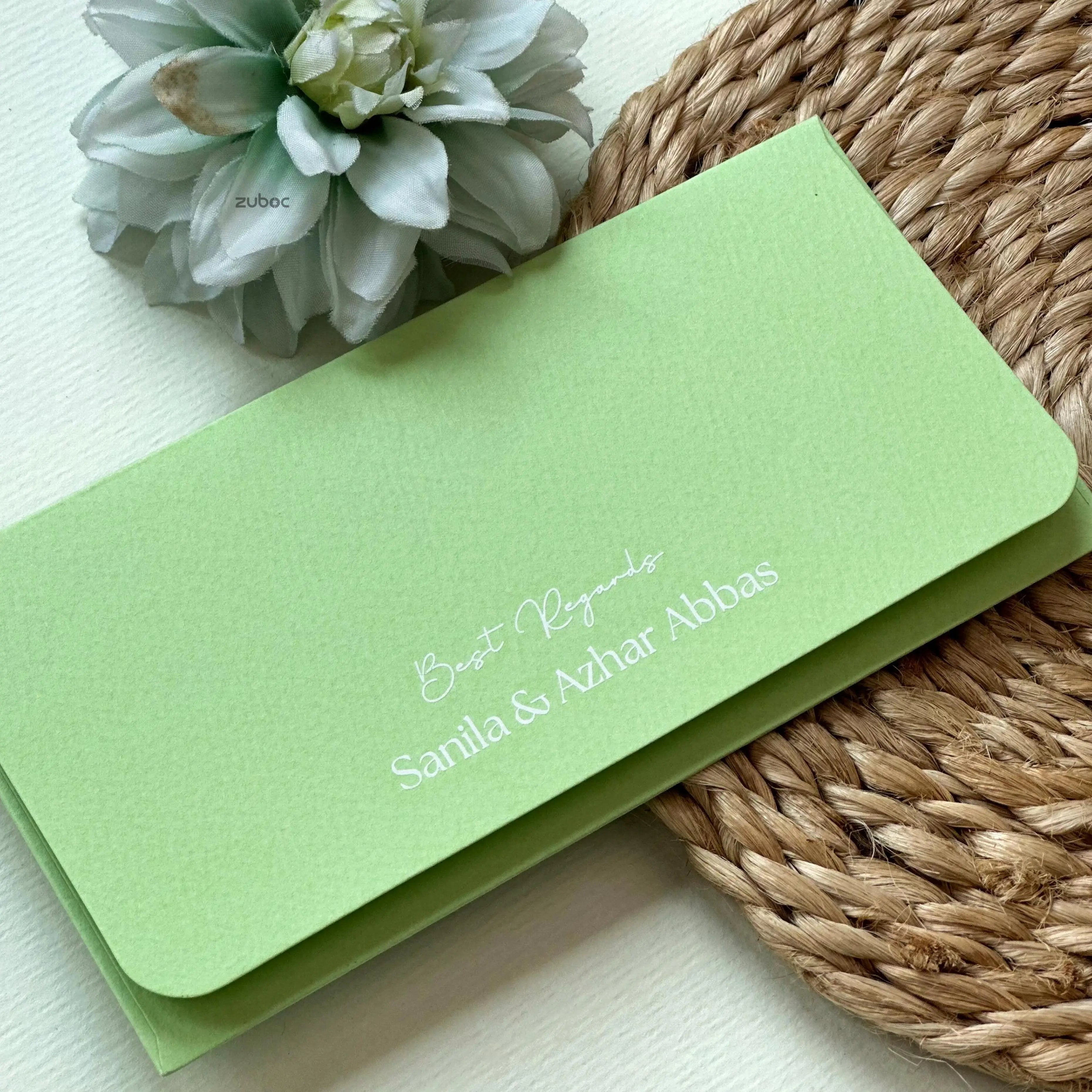 Personalised Arabic Calligraphy Money Envelope