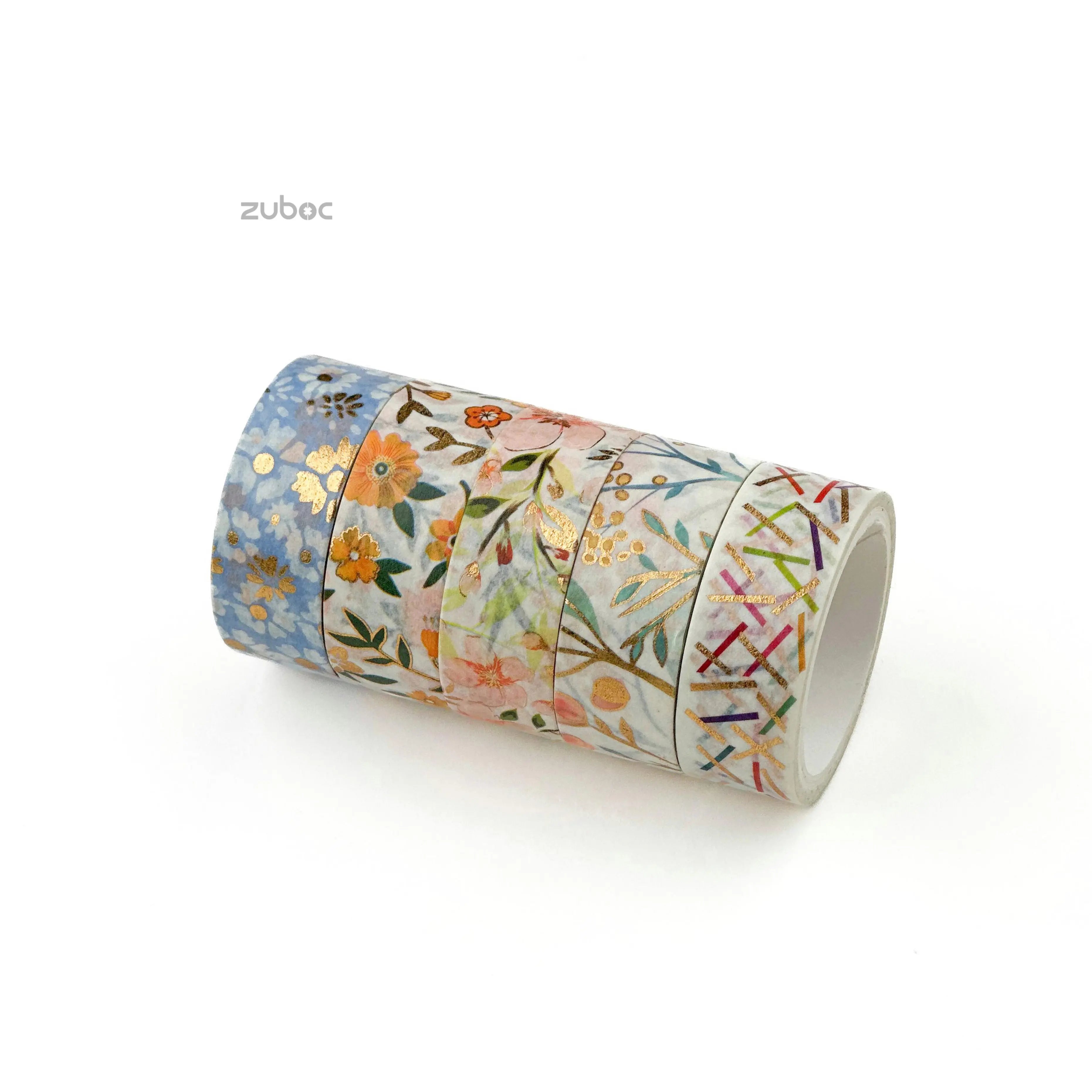 Pastel Botanical Washi Tape (Set of 5)