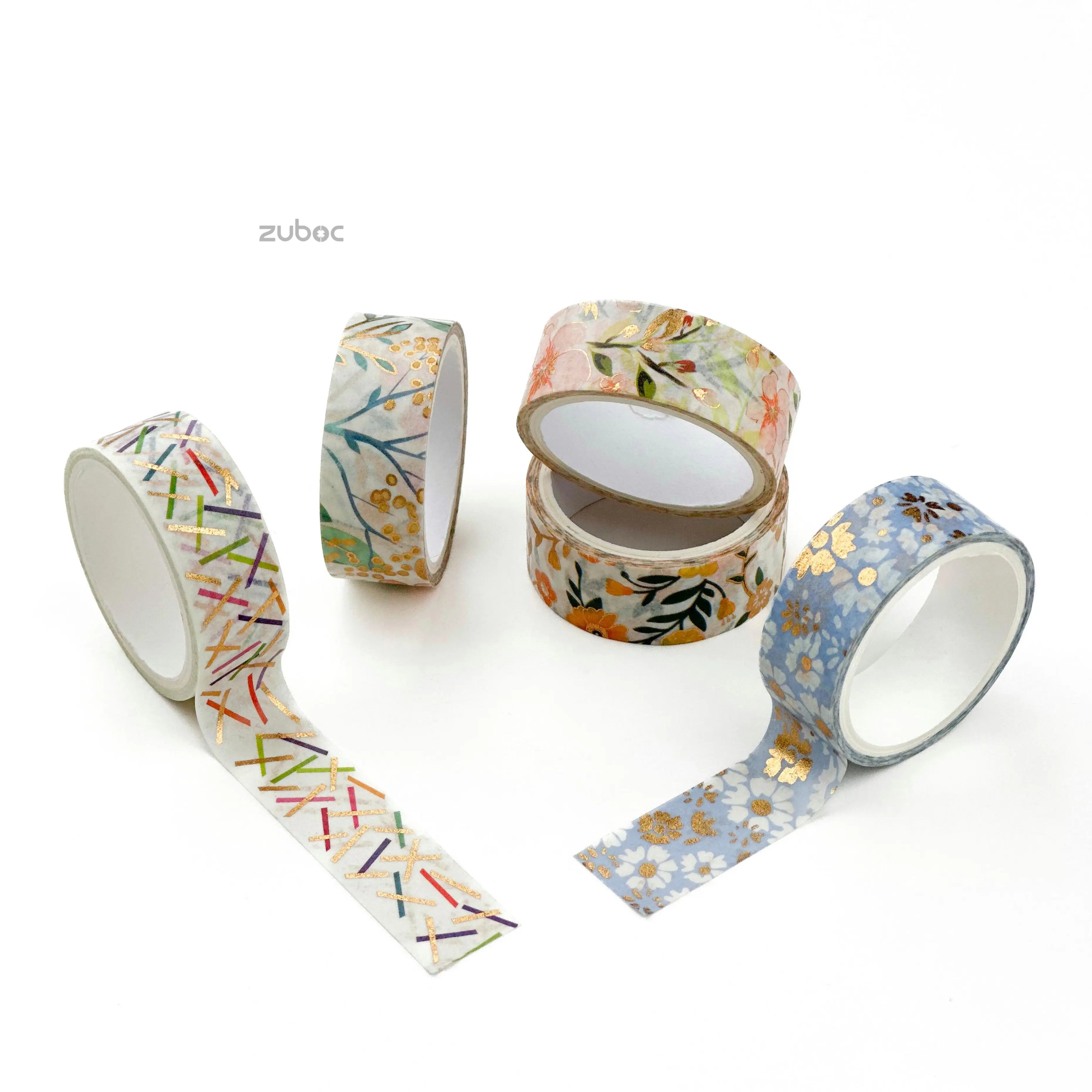 Pastel Botanical Washi Tape (Set of 5)