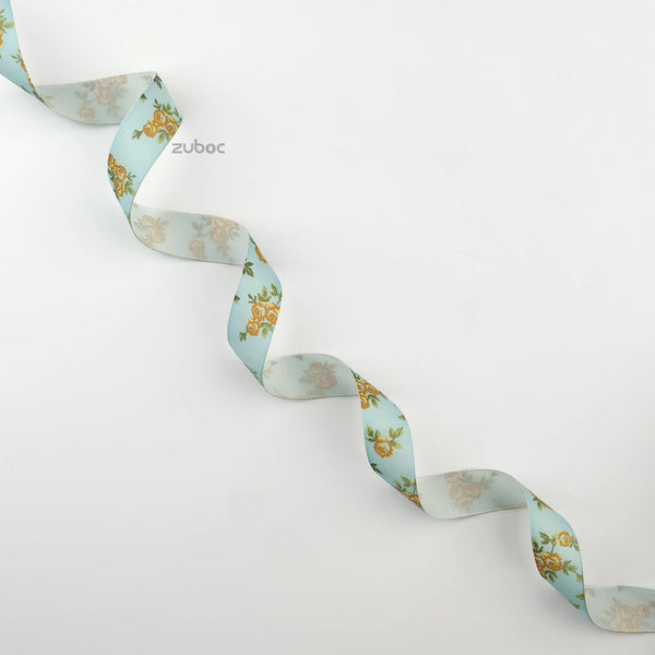 Sky Blue Rose Ribbon (45mtr)