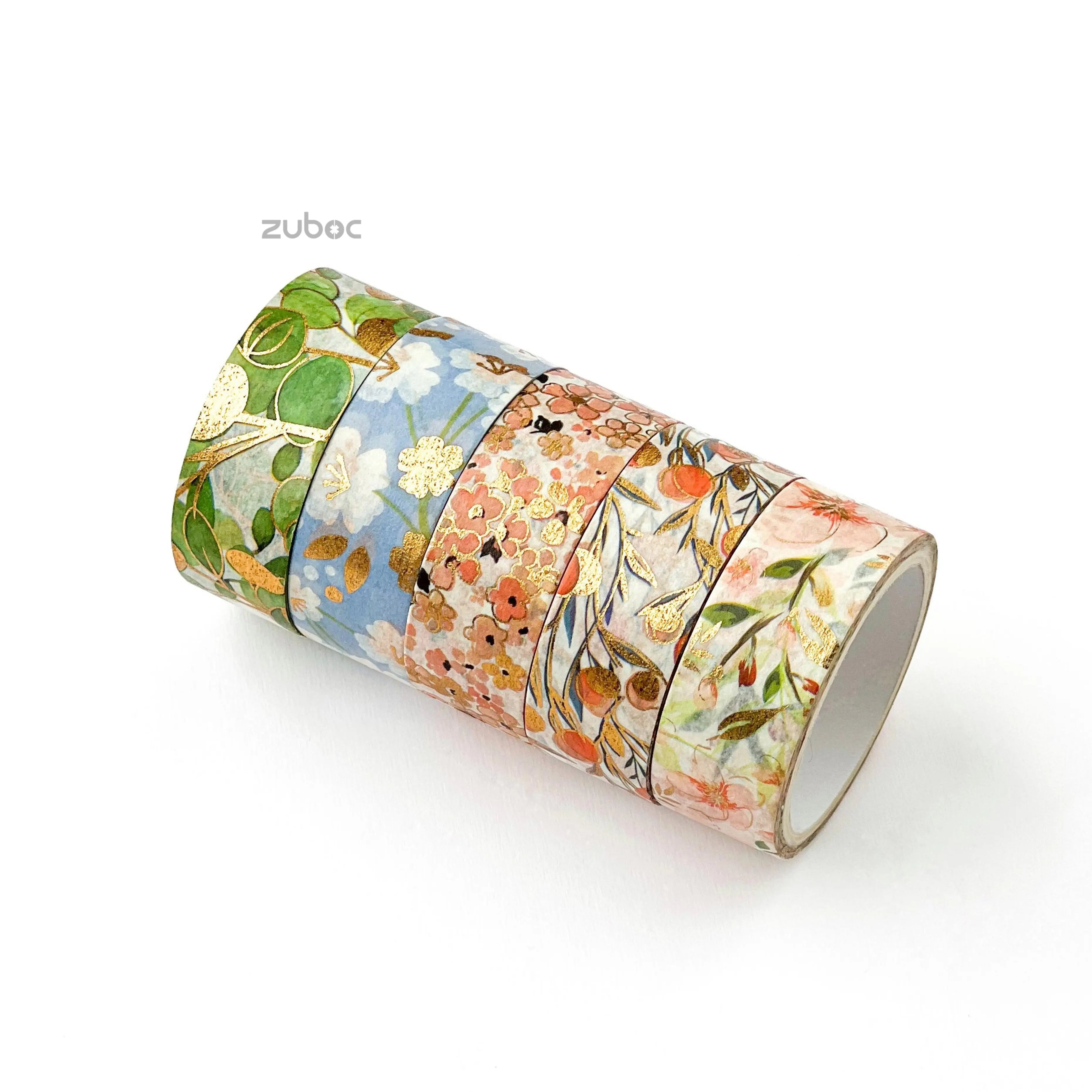 Floral Washi Tape - Set of 5