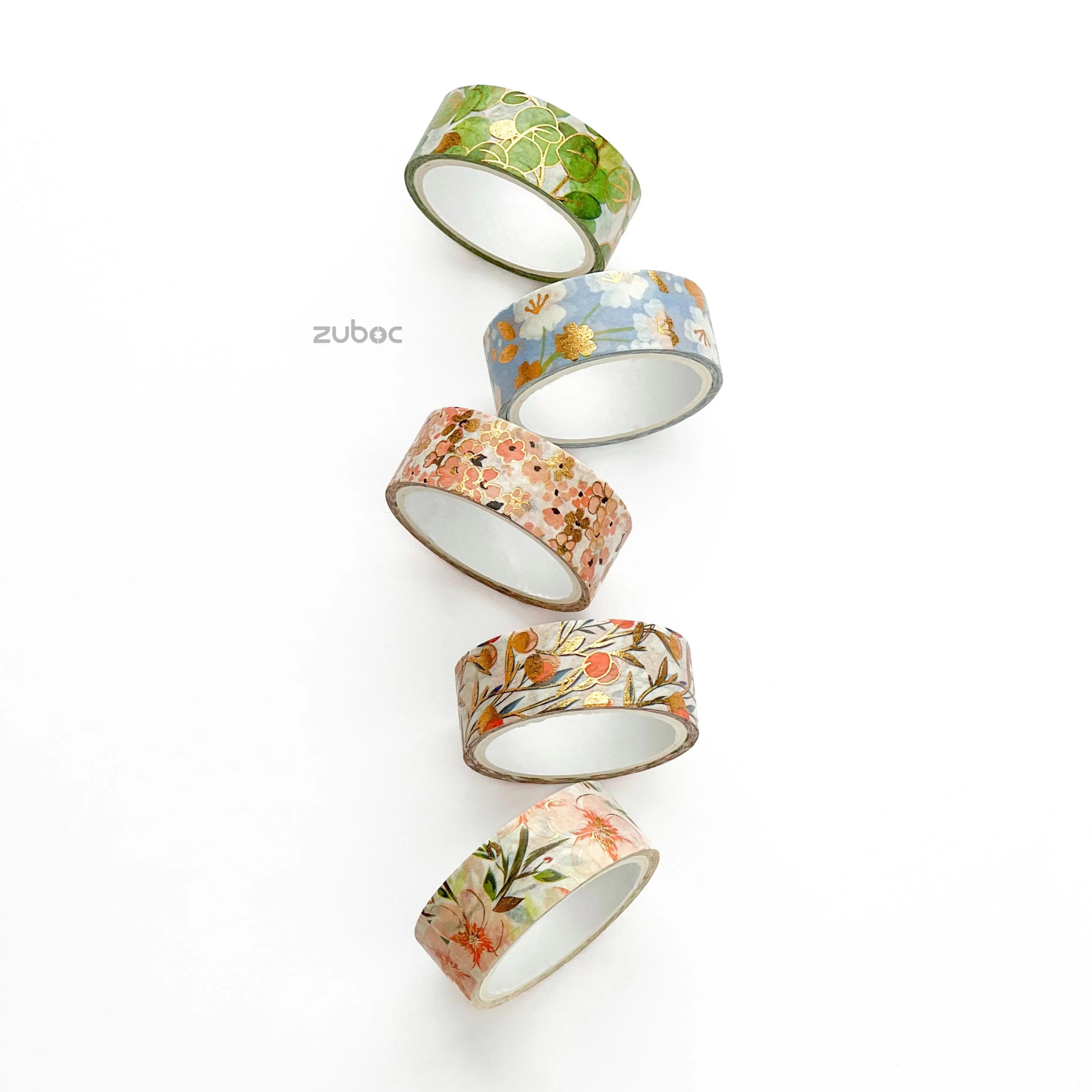 Floral Washi Tape - Set of 5