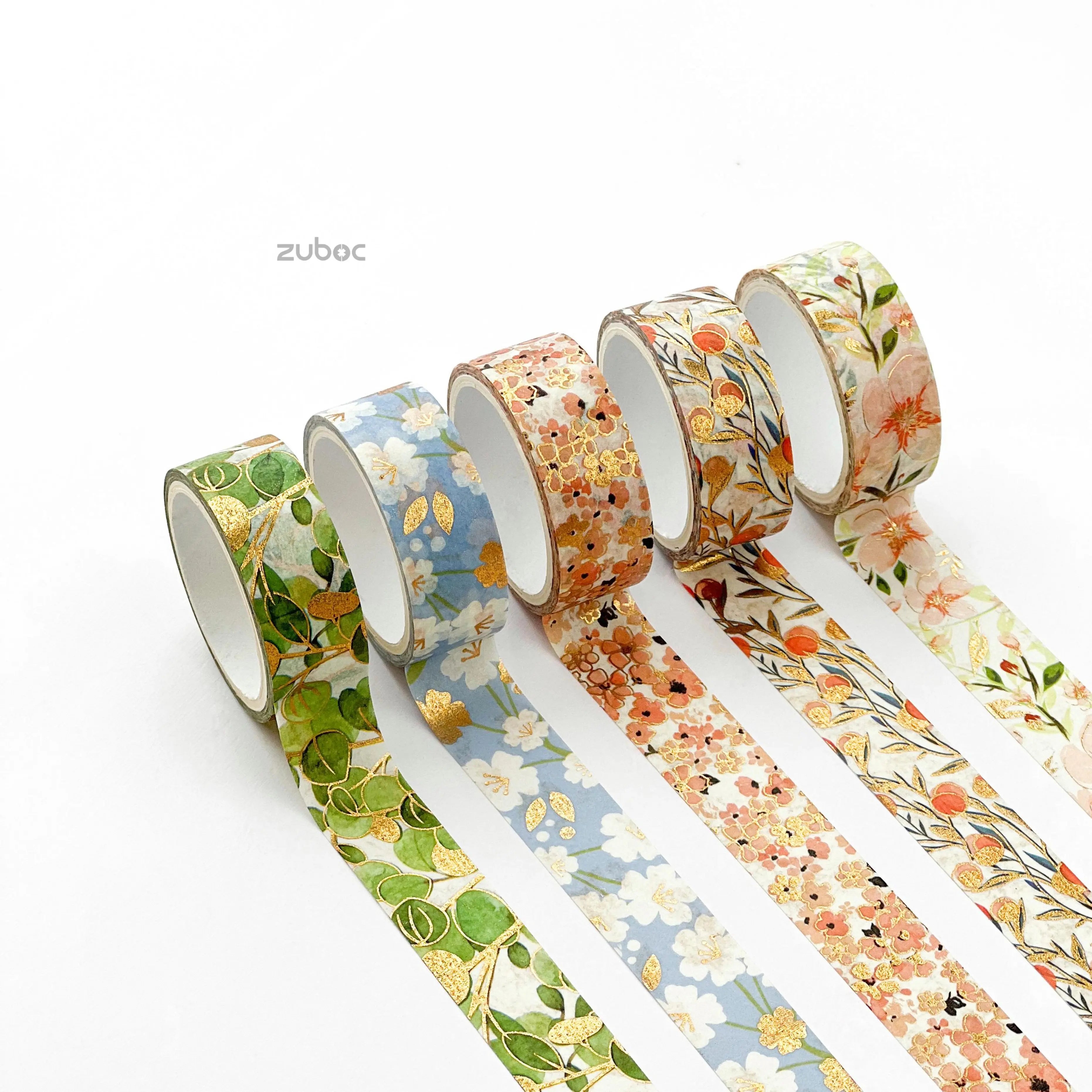 Floral Washi Tape - Set of 5