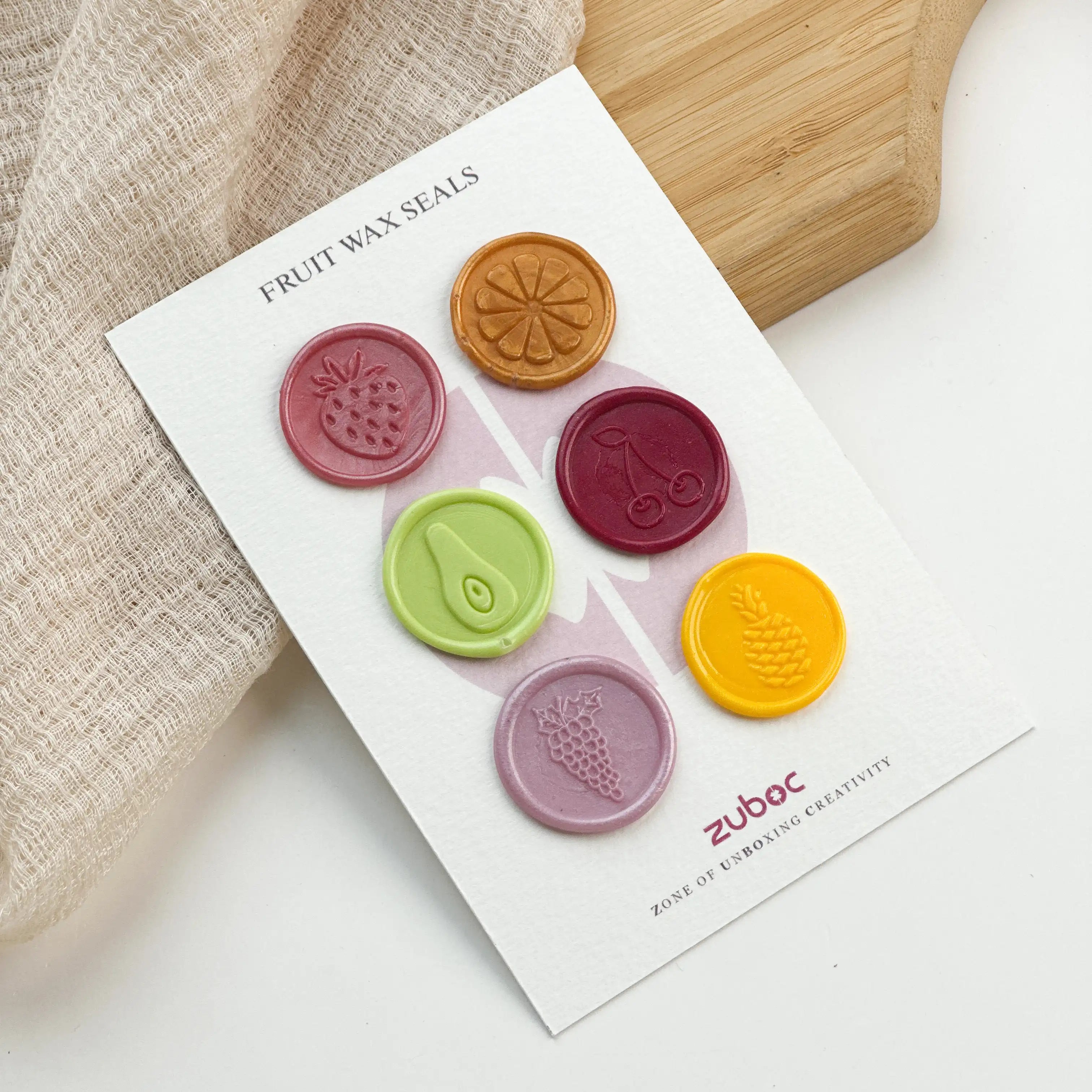 Fruits Wax Seals (Set of 6)