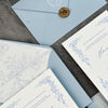 The Floral Cascade Wedding Invitation Suites (Set of 50)
