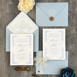 The Floral Cascade Wedding Invitation Suites (Set of 50)