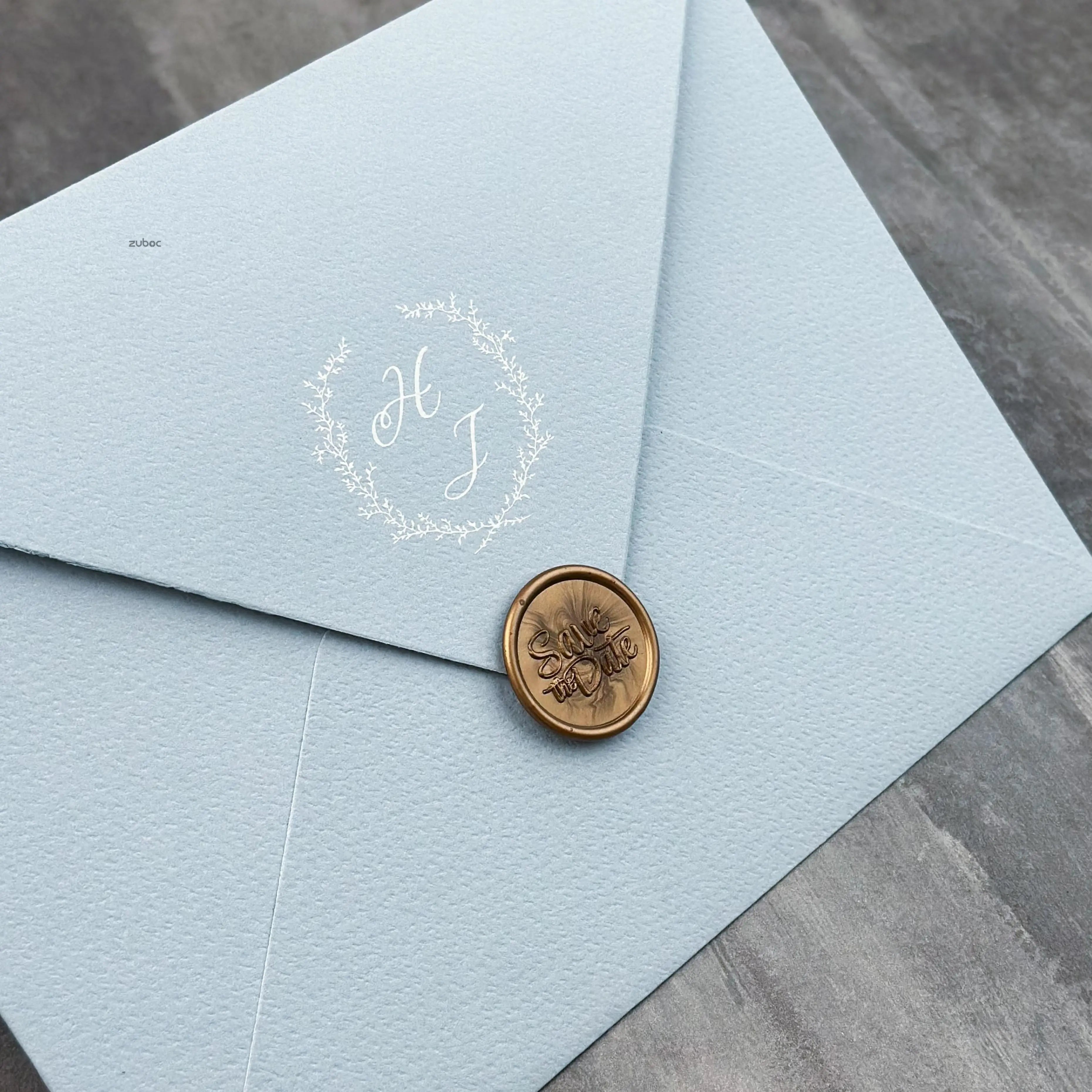 Customized Floral Whisper Wedding Invitation Suites (Set of 50)