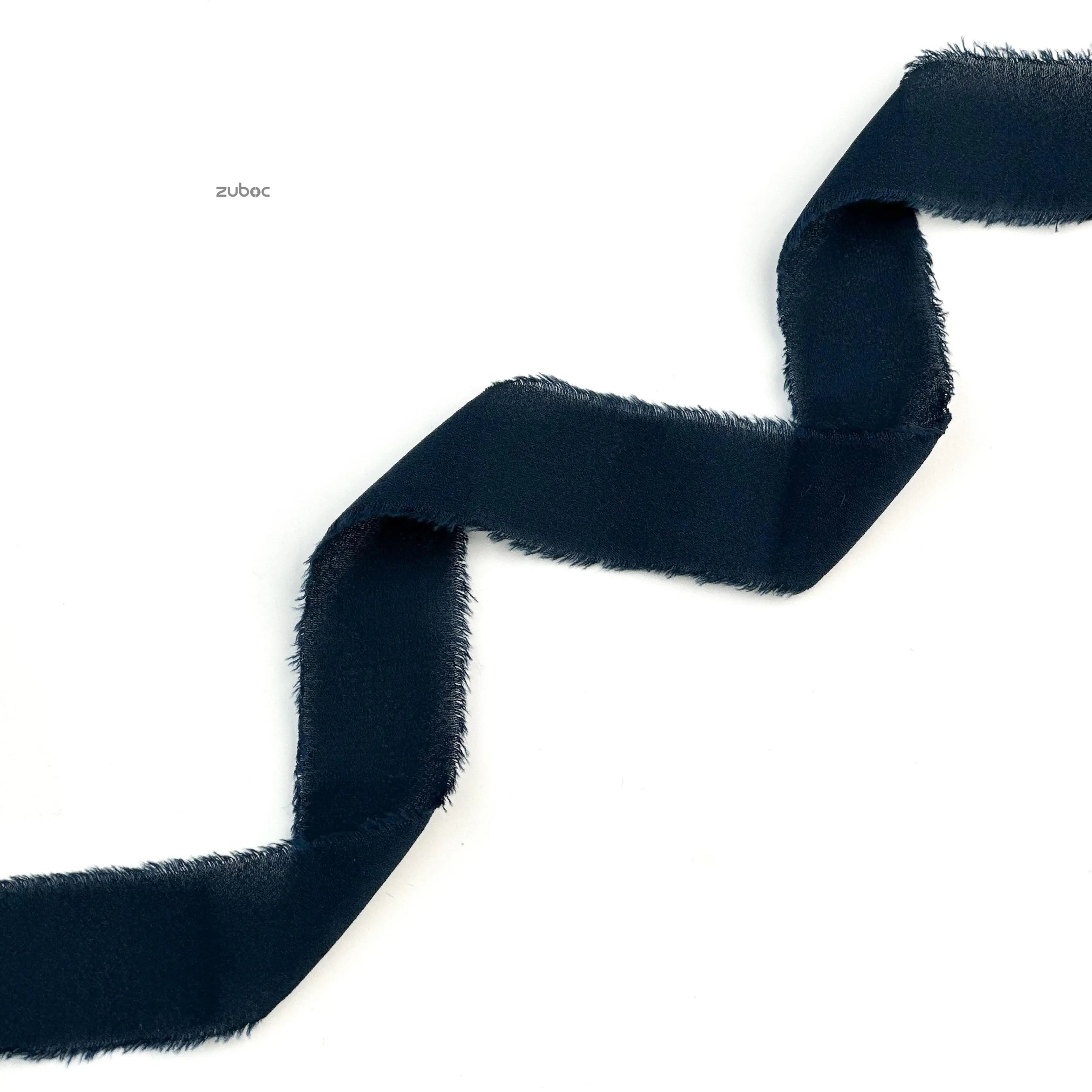 Georgette Midnight Navy Blue Ribbon (5mtr)