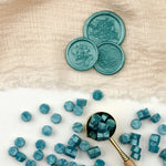 Glosy Blue Sealing Wax Beads 30g