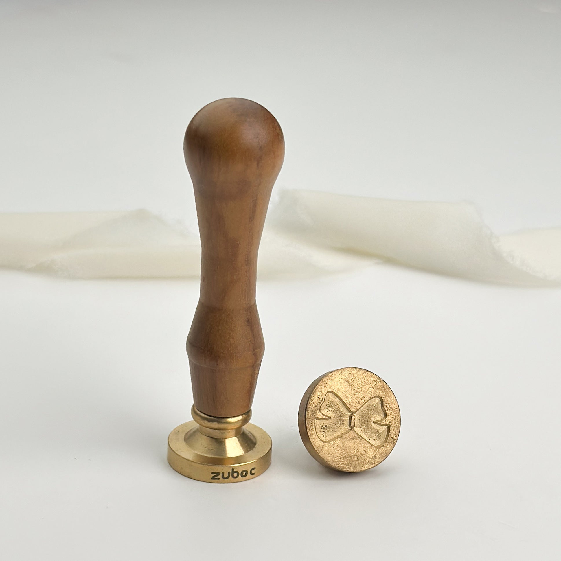 Hair Bow Wax Stamp with Wooden Handle